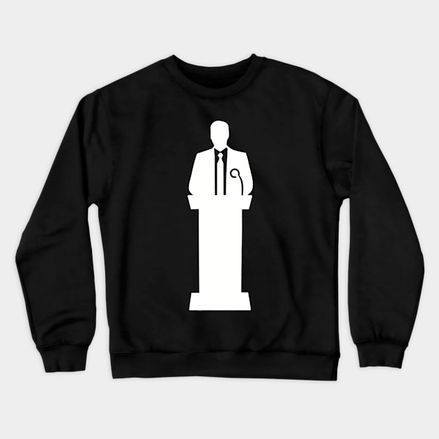 Politician Crewneck Sweatshirt by Designzz